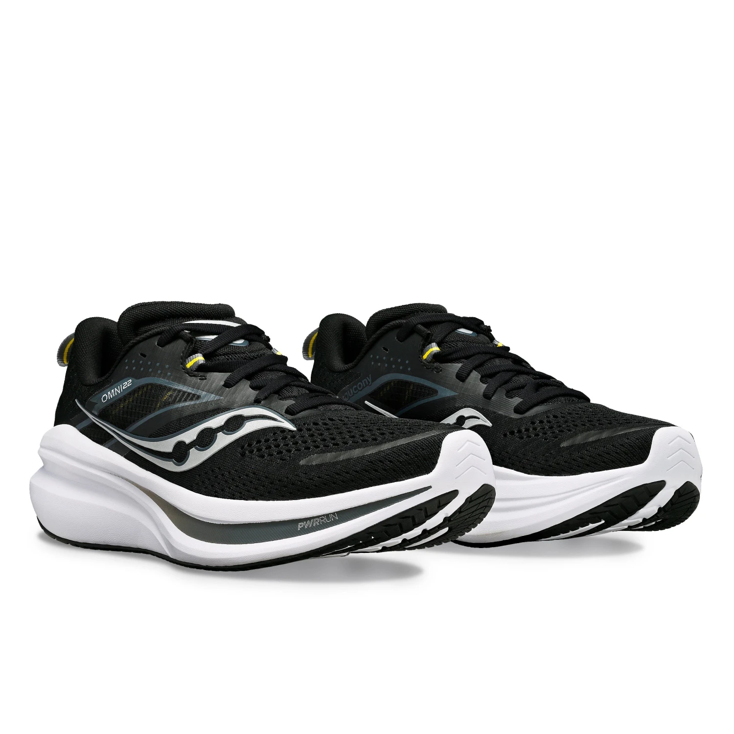 Saucony Men’s Omni 22 (100 - Black/White) 3 Saucony Men’s Omni 22 (100 - Black/White) - Image 3