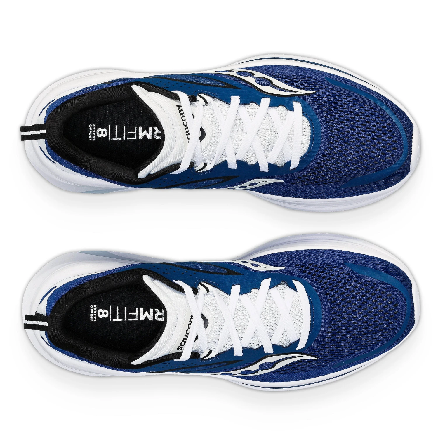 Saucony Men’s Omni 22 WIDE (105 - Tide/White) 4 Saucony Men’s Omni 22 WIDE (105 - Tide/White) - Image 4