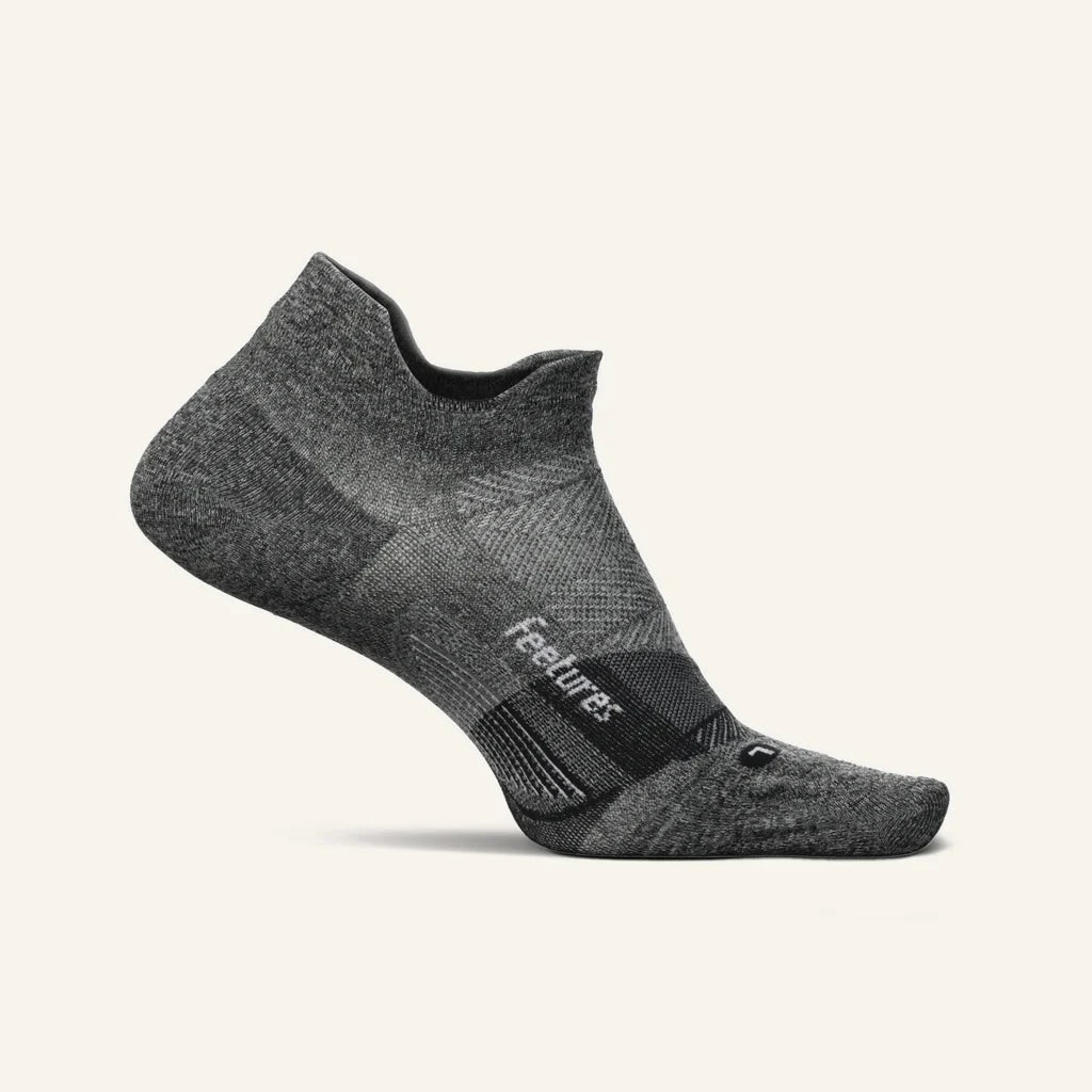 Feetures Elite Ultra Light Cushion No Show Tab (Gray) 1 Feetures Elite Ultra Light Cushion No Show Tab (Gray)