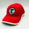 TCRC Power Strike Laser Vented Lite Cap - Red/White Performance Headwear