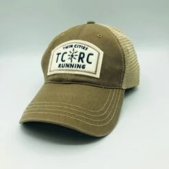 TCRC "Felt Patch" Trucker Hat - Driftwood/Khaki Performance Cap