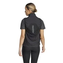 ADIDAS Women's Adizero Vest (Black) -TCRunning Shop IX2823 5 APPAREL OnModel BackView white