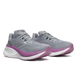 Saucony Women's Hurricane 24 (240 - Flint/Viola) -TCRunning Shop Image162