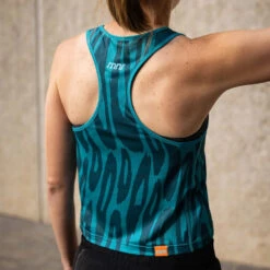 Teal Cheetah Cropped Running Singlet - Lightweight Eco-Friendly Top 8 Teal Cheetah Cropped Running Singlet - Lightweight Eco-Friendly Top -TCRunning Shop Image214 ddae041d 916e 44fa 9b2b ab5087b9f155