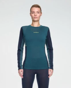 Women's Performance Long Sleeve (Teal) 6 Women's Performance Long Sleeve (Teal) -TCRunning Shop Image256 a27f88e0 362d 4c96 8ec2 9713bf856e87