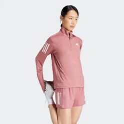 ADIDAS Women's OTR B HZIP (Precri) -TCRunning Shop Image59 d714f5bd ed92 4508 8c4d b0d1e05ee32b