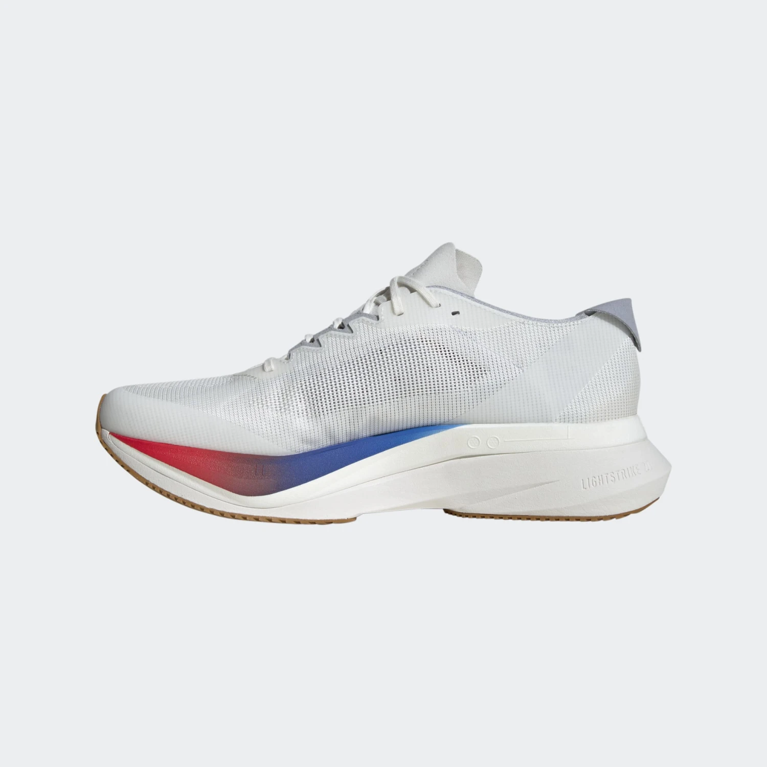 ADIDAS Men’s Adizero Boston 12 (Core White/Dark Blue/Pure Ruby) 4 ADIDAS Men’s Adizero Boston 12 (Core White/Dark Blue/Pure Ruby) - Image 4