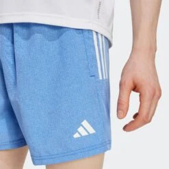 ADIDAS Men's OTR Base 5" Short (Royal Blue/White Melange) 9 ADIDAS Men's OTR Base 5" Short (Royal Blue/White Melange) -TCRunning Shop JM8227 6 APPAREL On Model Detail View 2 grey