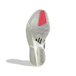 ADIDAS Men's Adizero Adios Pro 4 (Footwear White/Core Black/Silver Metallic) -TCRunning Shop JR1094 4 FOOTWEAR Photography BottomView white