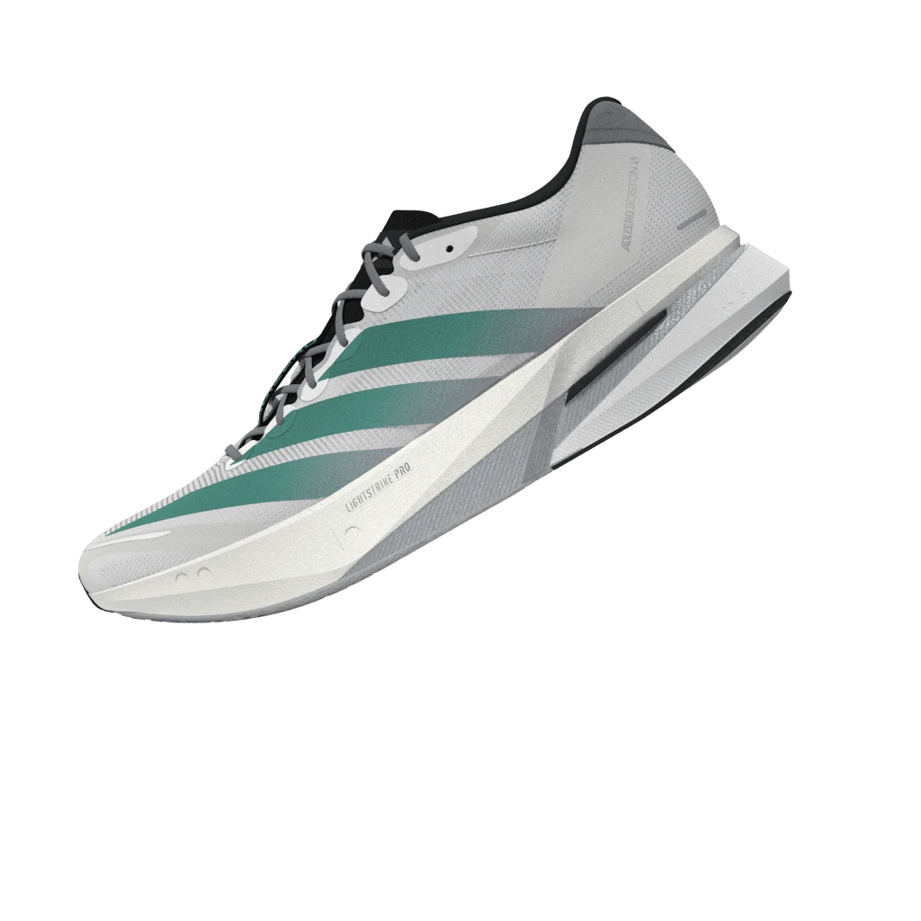 ADIDAS Women’s Adizero Boston 13 (Cloud White/Pure Teal/Grey) 5 ADIDAS Women’s Adizero Boston 13 (Cloud White/Pure Teal/Grey) - Image 5