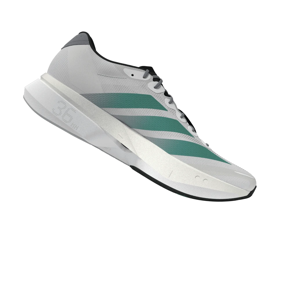 ADIDAS Women’s Adizero Boston 13 (Cloud White/Pure Teal/Grey) 4 ADIDAS Women’s Adizero Boston 13 (Cloud White/Pure Teal/Grey) - Image 4