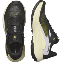 Salomon Women's Genesis (Black/Sulphur Spring/Orchid Petal) 9 Salomon Women's Genesis (Black/Sulphur Spring/Orchid Petal) -TCRunning Shop L47443700 10 GHO GENESISW Black Yellow OrchidPetal