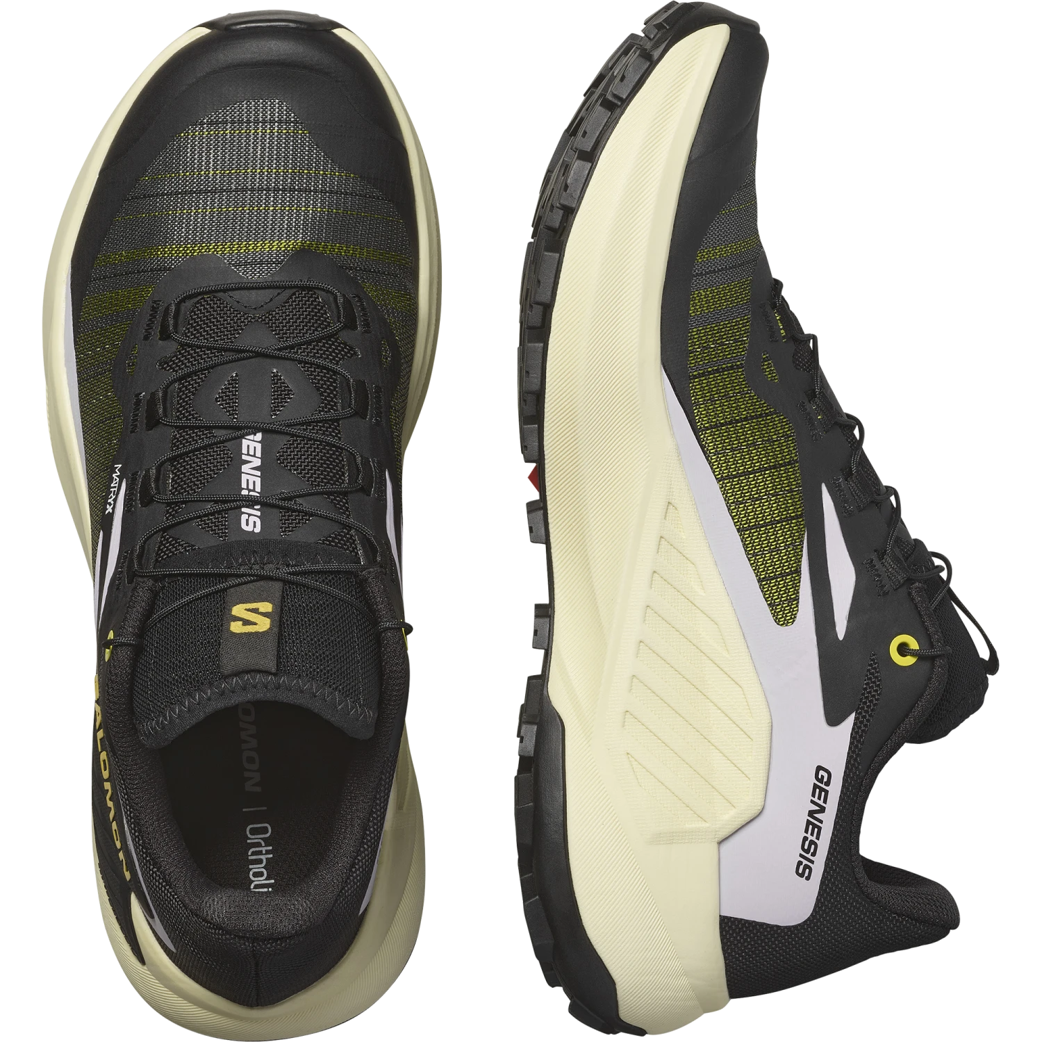 Salomon Women's Genesis (Black/Sulphur Spring/Orchid Petal) 4 Salomon Women's Genesis (Black/Sulphur Spring/Orchid Petal) - Image 4