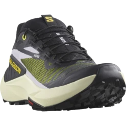 Salomon Women's Genesis (Black/Sulphur Spring/Orchid Petal) 8 Salomon Women's Genesis (Black/Sulphur Spring/Orchid Petal) -TCRunning Shop L47443700 5 GHO GENESISW Black Yellow OrchidPetal