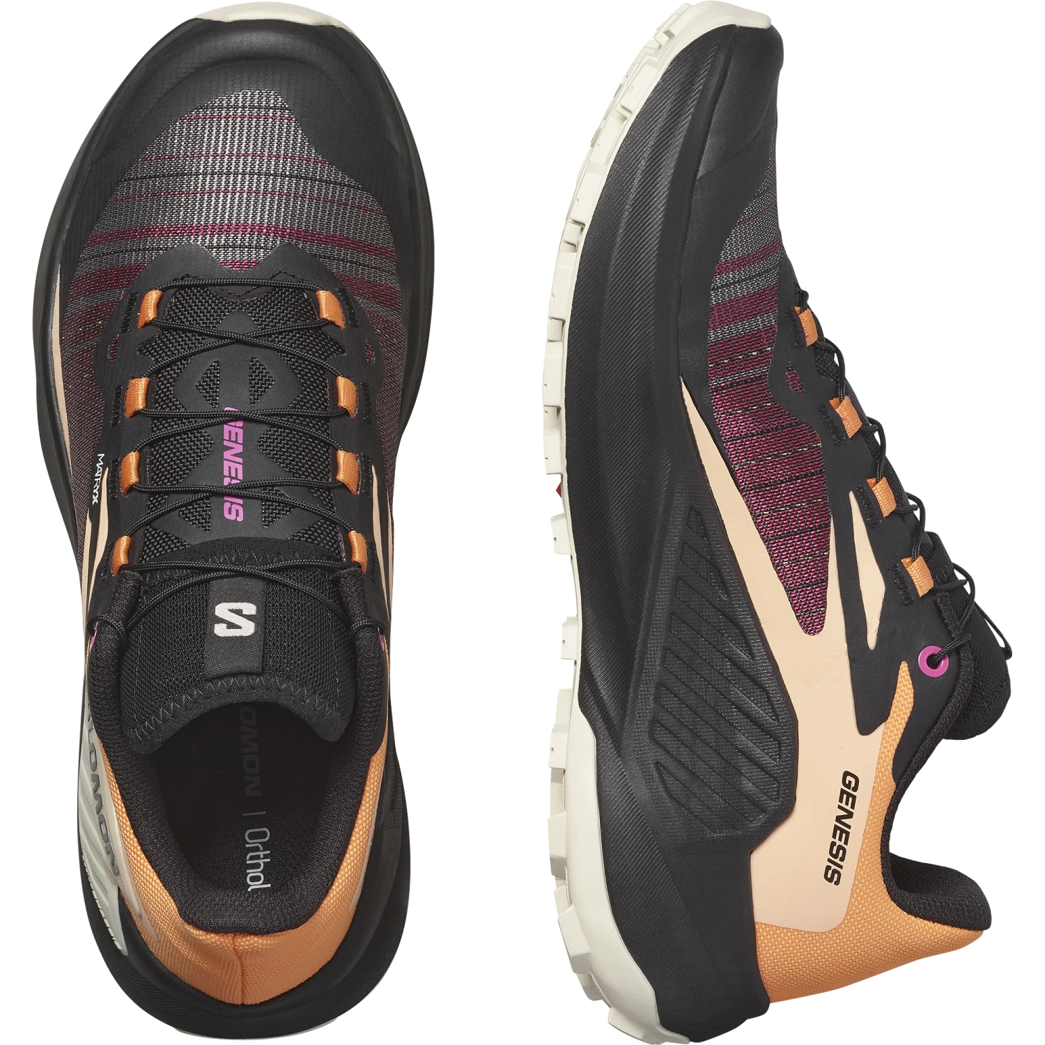 Salomon Women's Genesis (Bird Of Paradise/Black/Almond Milk) 4 Salomon Women's Genesis (Bird Of Paradise/Black/Almond Milk) - Image 4