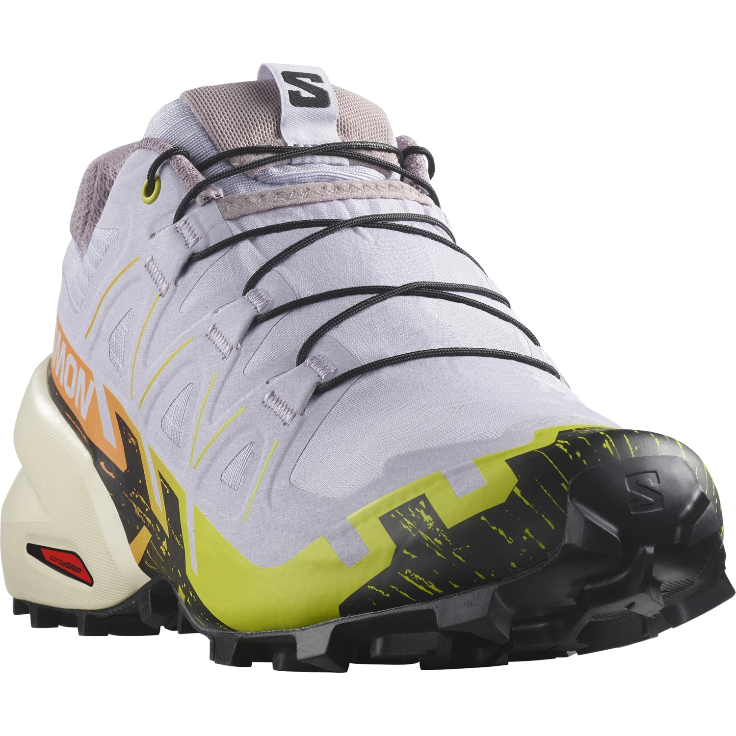 Salomon Women’s Speedcross 6 (Orchid Petal/Black/Sulphur Spring) 3 Salomon Women’s Speedcross 6 (Orchid Petal/Black/Sulphur Spring) - Image 3