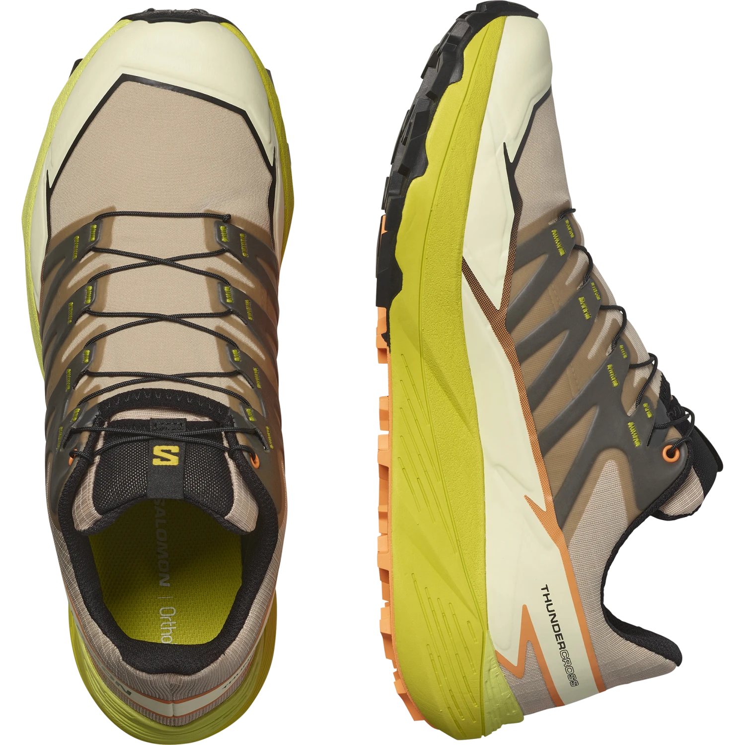 Salomon Men’s Thundercross (Safari/Sulphur/Black) 3 Salomon Men’s Thundercross (Safari/Sulphur/Black) - Image 3