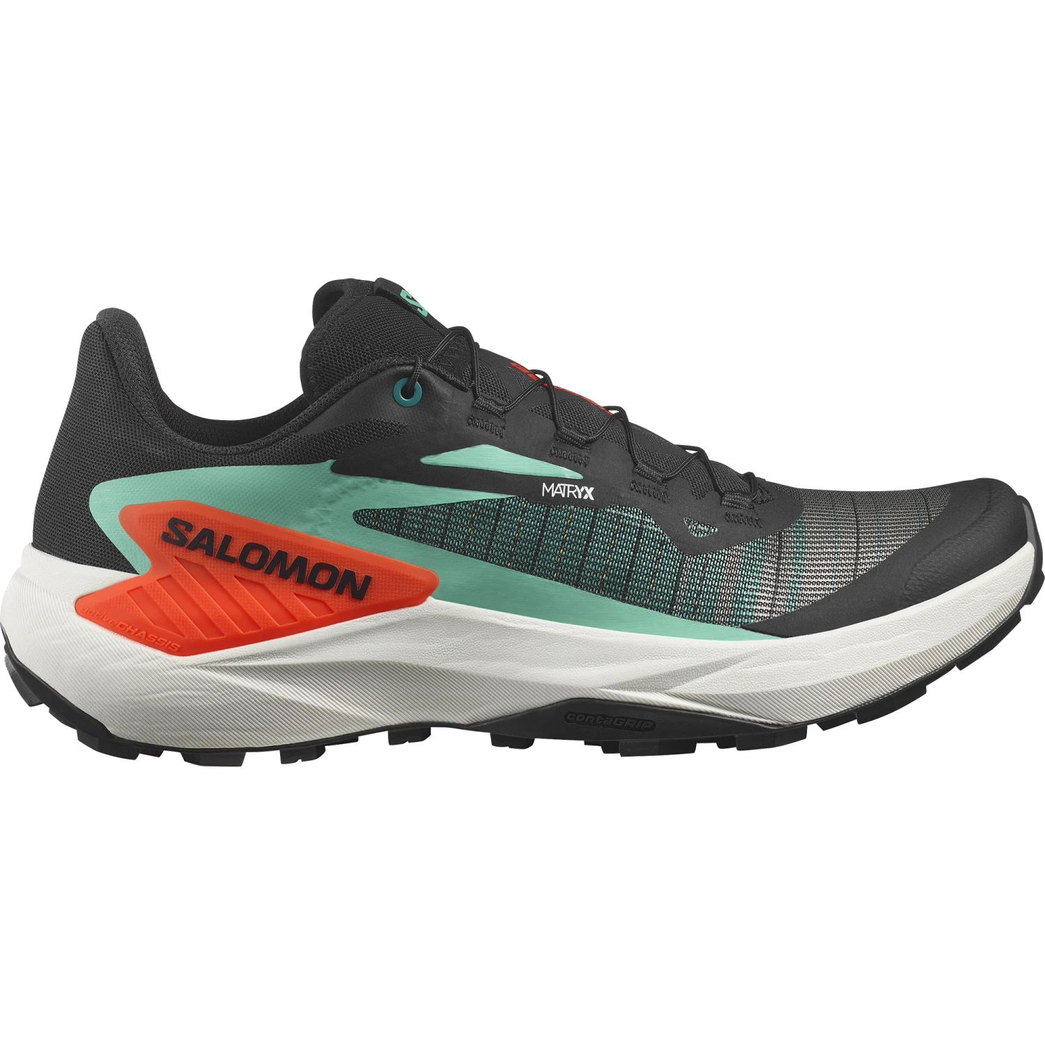 Salomon Men's Genesis (Black/Electric Green/Cherry Tomato) 1 Salomon Men's Genesis (Black/Electric Green/Cherry Tomato)