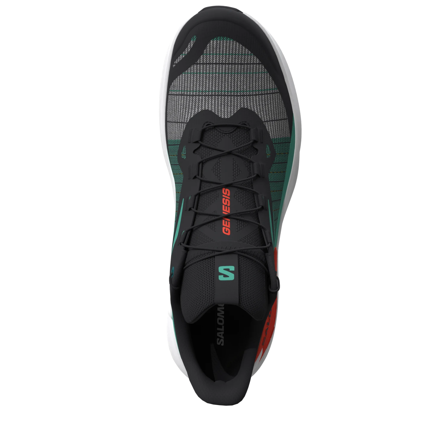 Salomon Men's Genesis (Black/Electric Green/Cherry Tomato) 4 Salomon Men's Genesis (Black/Electric Green/Cherry Tomato) - Image 4
