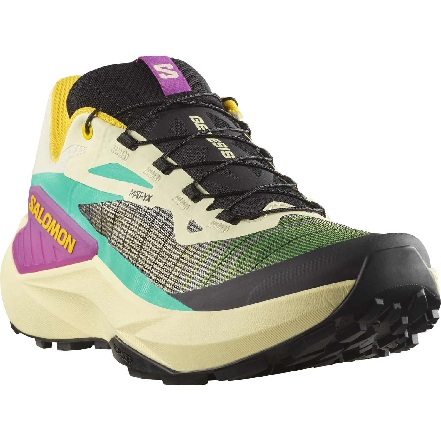 Salomon Men's Genesis (Transparent Yellow/Black/Willowherb) 3 Salomon Men's Genesis (Transparent Yellow/Black/Willowherb) - Image 3