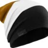Salomon Flatspin Reversible Beanie - Black/White/Bronze Brown