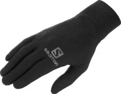 Salomon MTN Wool Base Merino Liner Glove - Black