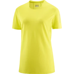 Salomon Women's Shortney Short Sleeve T-Shirt (Sulphur Spring)