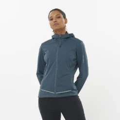 Salomon Women's Light Shell Jacket - Midnight Navy 9 Salomon Women's Light Shell Jacket - Midnight Navy -TCRunning Shop LC2267800 0 MOD lightshelljkt midnightnavy run w