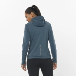 Salomon Women's Light Shell Jacket - Midnight Navy 10 Salomon Women's Light Shell Jacket - Midnight Navy -TCRunning Shop LC2267800 1 MOD lightshelljkt midnightnavy run w