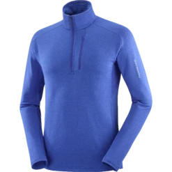 Salomon Men's Essential Lightwarm Half-Zip (Surf The Web)