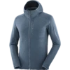 Salomon Men's Essential Lightwarm Full-Zip Hoodie - Midnight Navy