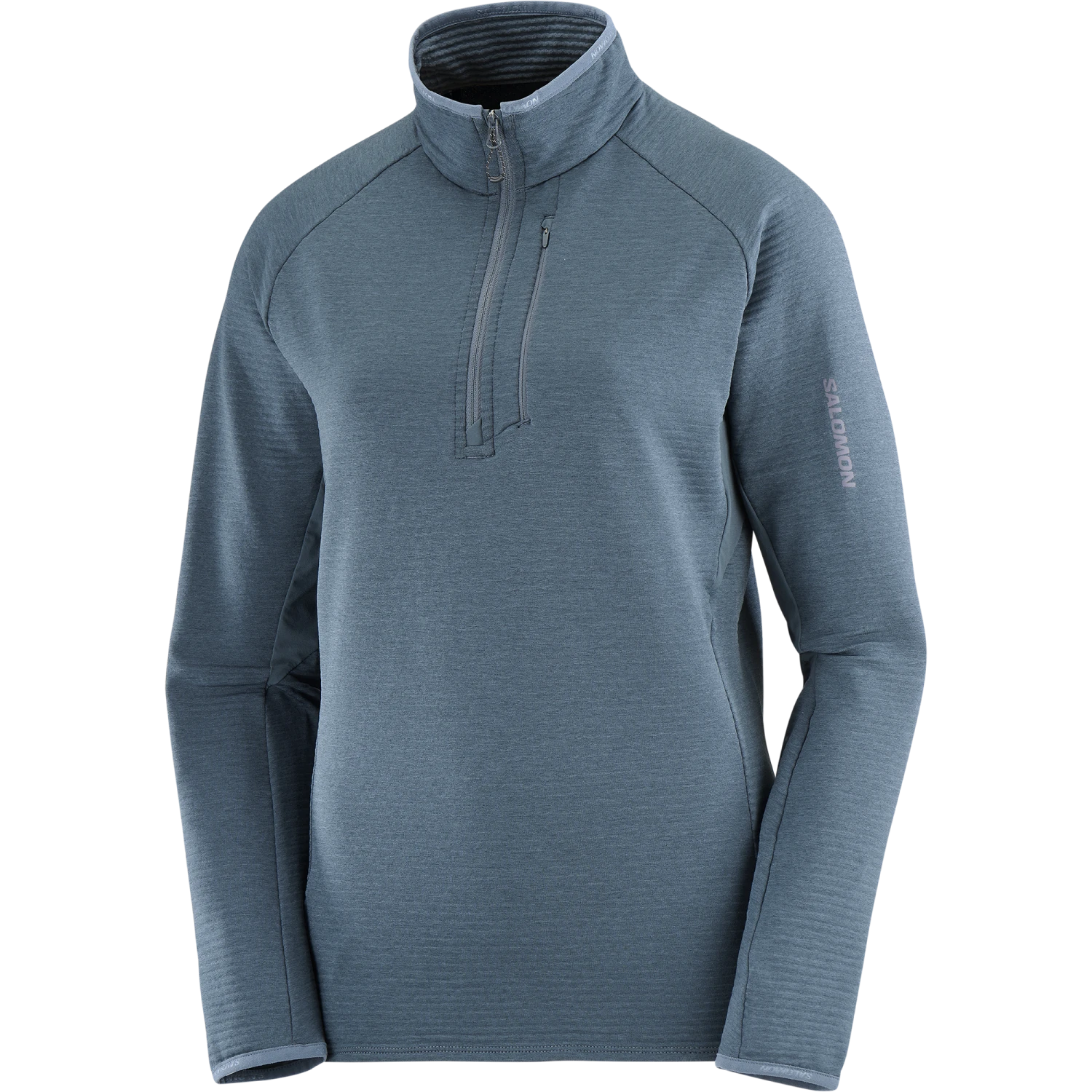 Salomon Women's Essential Lightwarm Half-Zip - Midnight Navy 1 Salomon Women's Essential Lightwarm Half-Zip - Midnight Navy