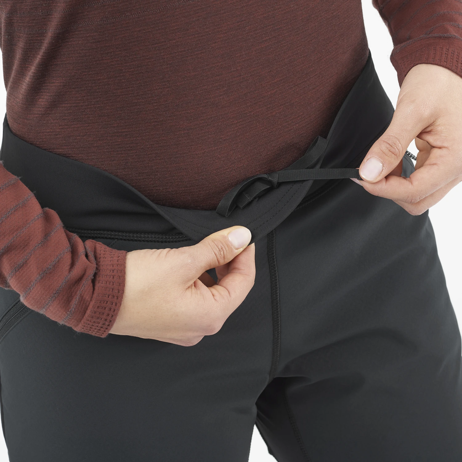 Salomon Women's Elevate SShell Pant (Deep Black) 6 Salomon Women's Elevate SShell Pant (Deep Black) - Image 6