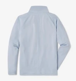 Men's Interlock Quarter Zip (Sky Blue) 9 Men's Interlock Quarter Zip (Sky Blue) -TCRunning Shop LUXBREAK HALF ZIP PULLOVER SKY BLUE 2