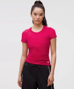 Lululemon Women's Swiftly Tech Short-Sleeve Shirt 2.0 *Hip Length (Pink Dragonfruit)