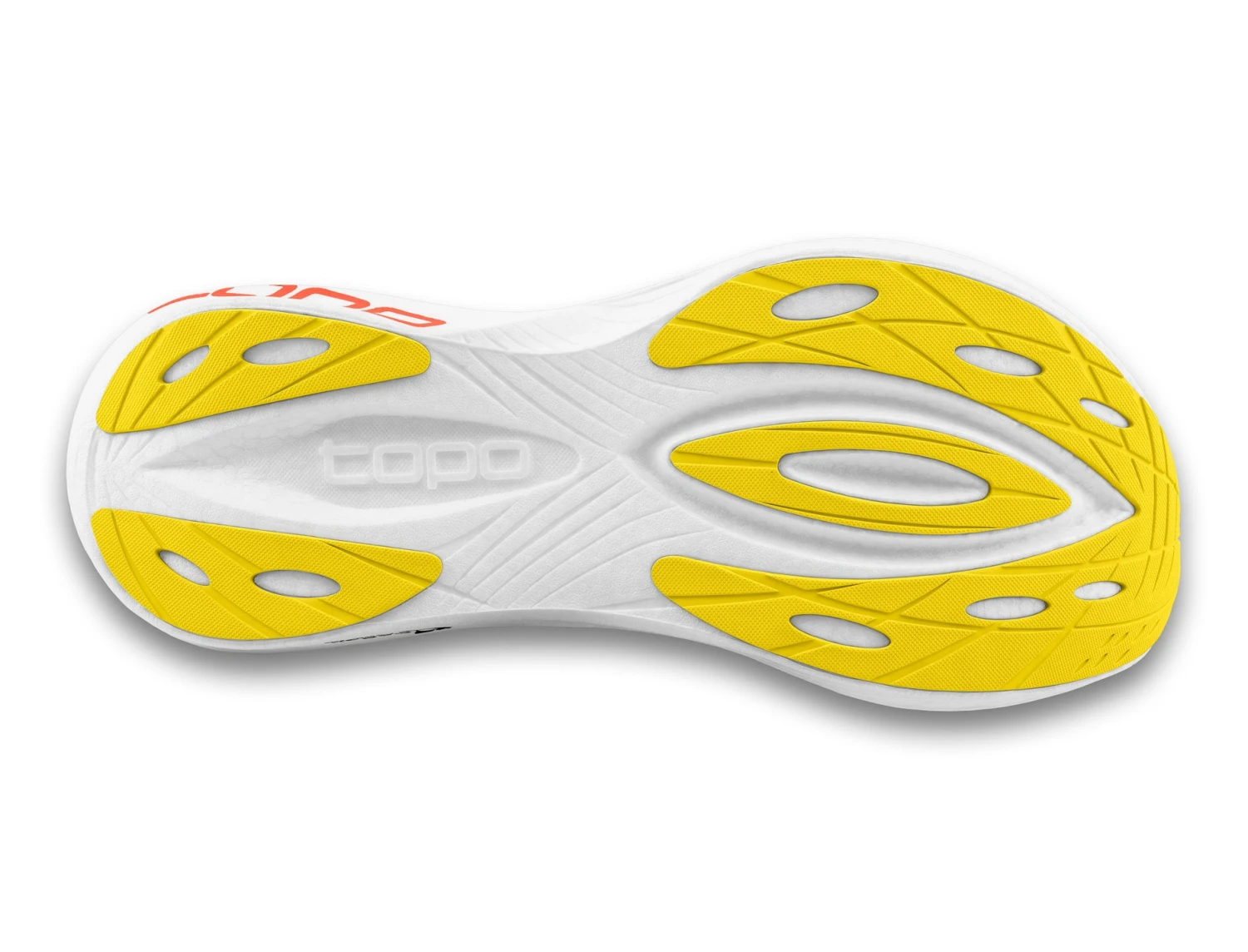 Topo Athletic Men's Specter 2 (White/Sunset) 5 Topo Athletic Men's Specter 2 (White/Sunset) - Image 5