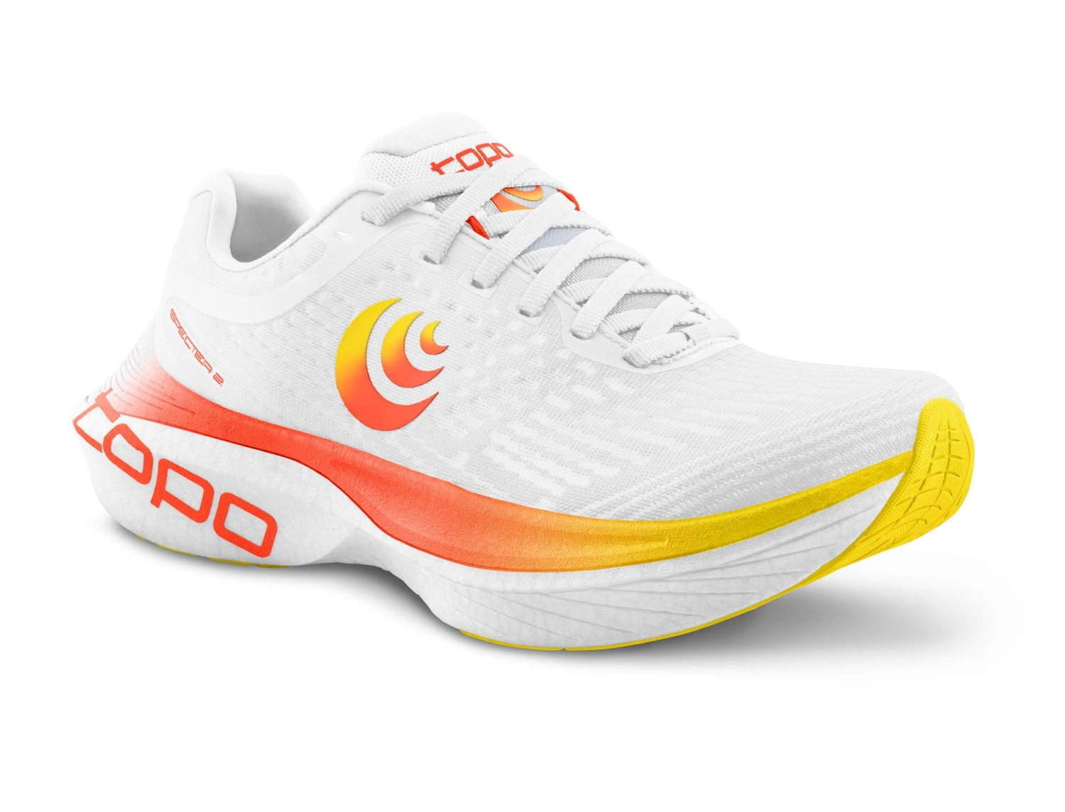 Topo Athletic Men's Specter 2 (White/Sunset) 3 Topo Athletic Men's Specter 2 (White/Sunset) - Image 3