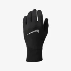 Nike Women's Dri-FIT Fleece Run Gloves - Black/Silver