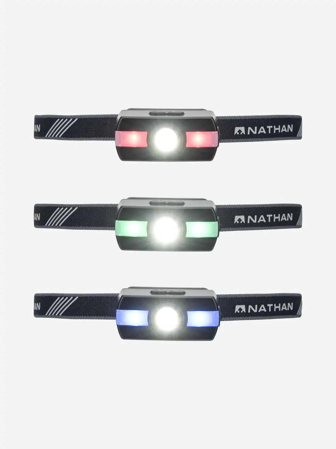 Nathan Neutron Fire Rechargeable Runners' Headlamp with RGB Strobes 1 Nathan Neutron Fire Rechargeable Runners' Headlamp with RGB Strobes
