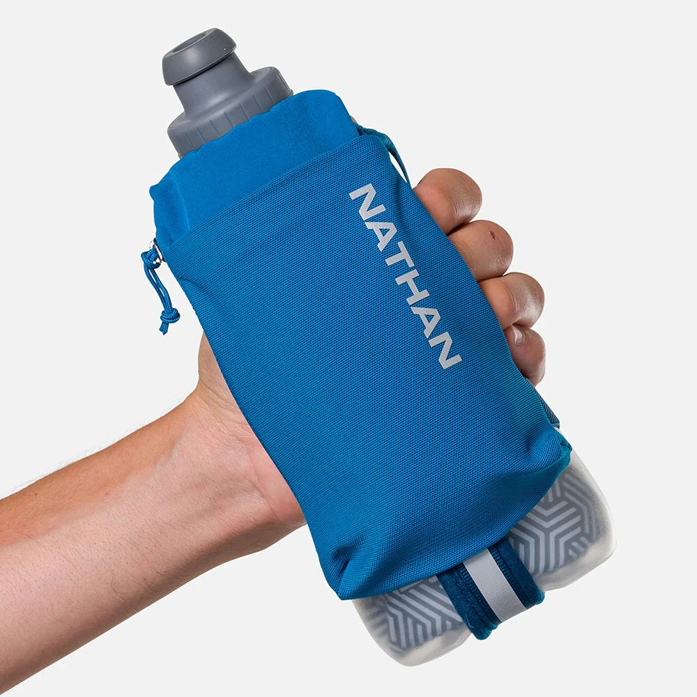 Nathan SpeedDraw 2 Insulated Flask 18oz (Deep Blue/Reflective Silver) 7 Nathan SpeedDraw 2 Insulated Flask 18oz (Deep Blue/Reflective Silver) - Image 7