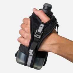 Nathan SpeedDraw 2 Handheld Flask 18oz (Black/Reflective Silver) -TCRunning Shop NS70840 00010 SpeedDraw2 18ozFlask onBody 2 1000x 1b3cf598 aa94 470a a74b 99228ed7ef8f