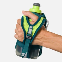 Nathan SpeedDraw 2 Flask 18oz (Deep Teal/Reflective Silver) -TCRunning Shop NS70840 60460 SpeedDraw2 18ozFlask onBody 2 1000x 04e4c329 7a29 4837 bf0d 47045716482e