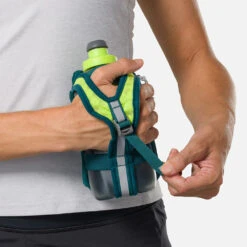 Nathan SpeedDraw 2 Flask 18oz (Deep Teal/Reflective Silver) -TCRunning Shop NS70840 60460 SpeedDraw2 18ozFlask onBody 5 1000x 78449bd6 eb40 42e4 9522 d282e83cdde6