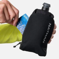 Nathan SpeedDraw 2 Flask 12oz Handheld Hydration - Black/Reflective Silver 15 Nathan SpeedDraw 2 Flask 12oz Handheld Hydration - Black/Reflective Silver -TCRunning Shop NS70860 00010 SpeedDraw2 12ozFlask onBody 3 1000x 6a00b91d ce2a 4f55 9f0d 506b3fc836f9
