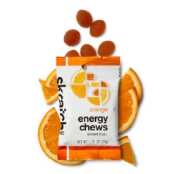 Skratch Labs Sport Energy Chews - Real Fruit Performance Fuel 8 Skratch Labs Sport Energy Chews - Real Fruit Performance Fuel -TCRunning Shop OrangeEnergyChewSportFuelSingleFront