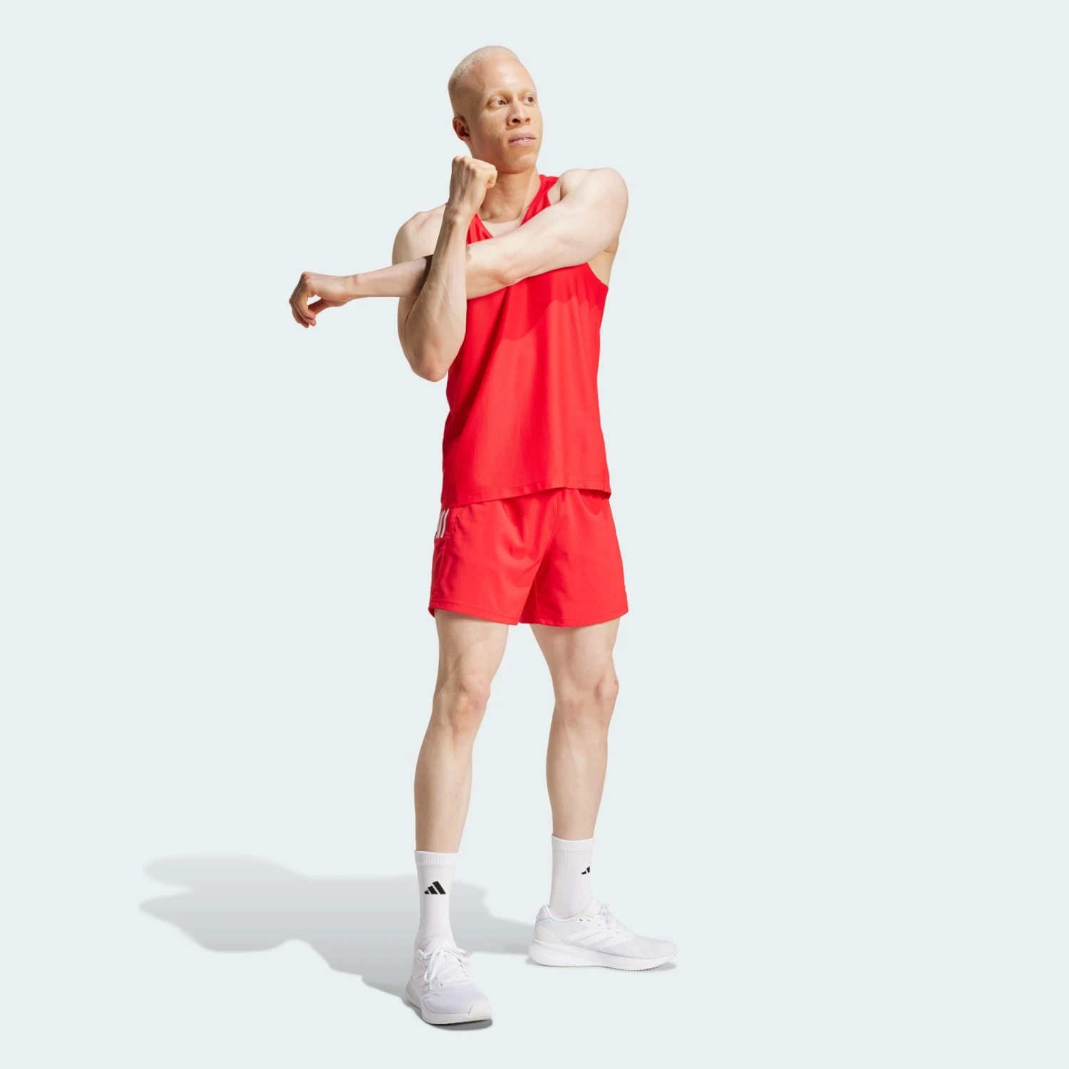 ADIDAS Men's OTR Base 5" Short (Pure Ruby) 3 ADIDAS Men's OTR Base 5" Short (Pure Ruby) - Image 3