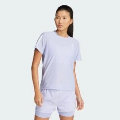 ADIDAS Women's OTR Base Tee - Violet Tone Performance Running Top