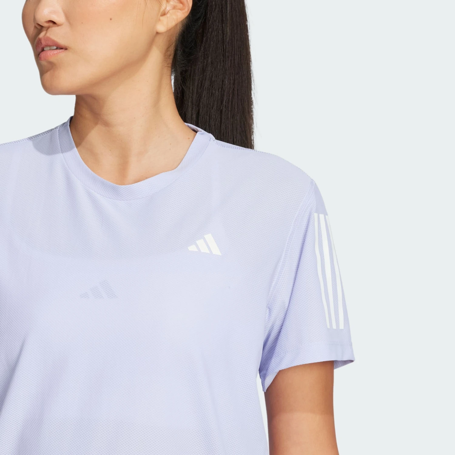 ADIDAS Women's OTR Base Tee - Violet Tone Performance Running Top 4 ADIDAS Women's OTR Base Tee - Violet Tone Performance Running Top - Image 4