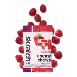 Skratch Labs Sport Energy Chews - Real Fruit Performance Fuel 9 Skratch Labs Sport Energy Chews - Real Fruit Performance Fuel -TCRunning Shop RaspberryEnergyChewSportFuelSingleFront