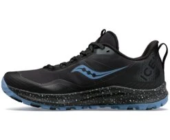 Saucony Women's Peregrine ICE+ 3 (10 - Black/Summit) -TCRunning Shop S10791 10 2